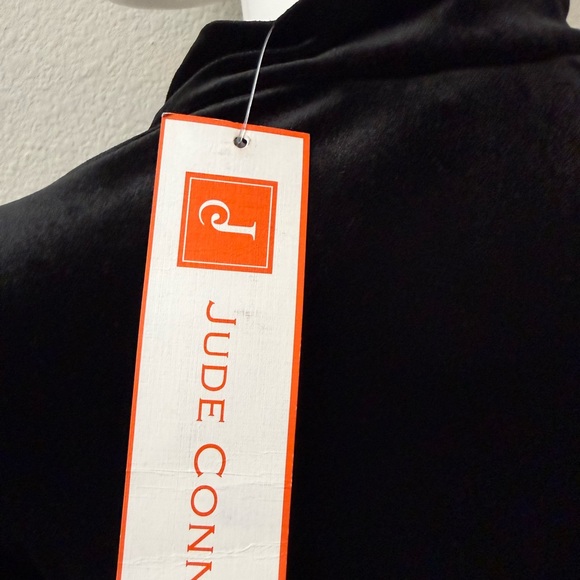 Jude Connally Black Kate Velvet Dress NWT - Picture 5 of 5